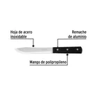 Cuchillo cebollero 6' mango de polipropileno, PRETUL 2