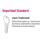 Combo cerraduras, llave-mariposa, cromo, HERMEX BASIC 4