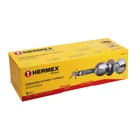 Combo cerraduras, llave-mariposa, cromo, HERMEX BASIC 6