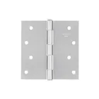 Bisagra cuadrada 4', acero satinado, cabeza plana, BASIC 1