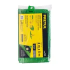 Lona de polietileno 4 x 5 m, verde, 110 g/m2, PRETUL 2