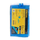Lona de polietileno 5 x 7 m, azul, 110 g/m2, PRETUL 3