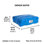 Lona de polietileno 5 x 7 m, azul, 110 g/m2, PRETUL 6