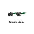 Manguera 1/2' reforzada 3 capas 15m conexiones plást, PRETUL 4