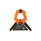 Prensa de resorte de 4' cuerpo de nylon, mango TPR, TRUPER 4
