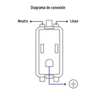 Contacto 2 polos + tierra, VOLTECK BASIC 4