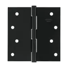 Bisagra cuadrada 4', acero negro mate, cabeza plana, BASIC 1