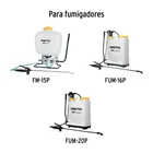 Pistola completa para fumigador 12,16 y 20L, PRETUL 2