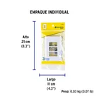 Placa 3 módulos de ABS, blanca, VOLTECK BASIC 5