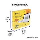 Reflector LED para exteriores 100W 3000K, VOLTECK BASIC 6