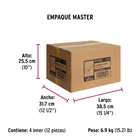 Cerradura manija 'Milán' p/recámara, negro, cil latón, BASIC 9