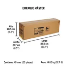 Batería ion litio, 20V, 4 Ah, PRETUL 8