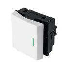 Interruptor sencillo de 1.5 módulos, línea Toledo, BASIC 1