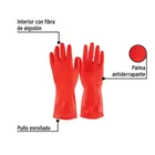 Guantes de látex para limpieza, rojos, EG, PRETUL 3