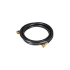 Manguera para gas, PVC negra, 3/8' flare, 2 m, FOSET 1