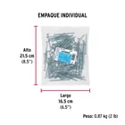 Bolsa 100 pijas para lámina cabeza plana #12 x 3', FIERO 5