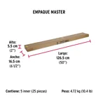 Guardapolvo fijo de 120 cm, negro, HERMEX 7