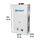 Calentador instantáneo, 13L, 3 servicios, gas LP, FOSET 2