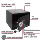 Caja de seguridad electrónica, mediana, HERMEX 2