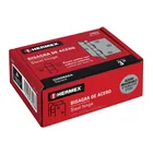 Bisagra cuadrada 3', acero inox, cabeza redonda, HERMEX 4