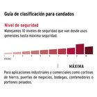 Candado antipalanca, 75mm, cuerpo de latón, llave tetra 2