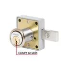 Cerradura para mueble, modelo 26, cromo, HERMEX 5