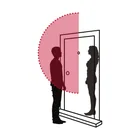 Mirilla de seguridad, 180°, lente de vidrio, latón antiguo 4