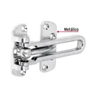 Pasador abatible para puerta, acabado cromo mate, HERMEX 2