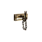 Pasador con cadena para puerta, acabado latón antiguo 1