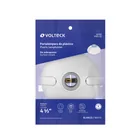 Portalámpara 4-1/2' de plástico, para sobreponer, VOLTECK 2