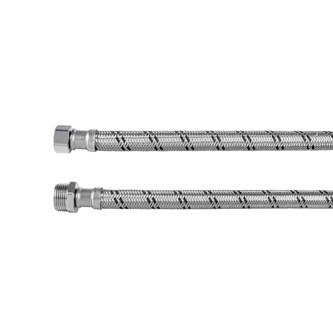 Manguera para boiler, acero inox. 1/2'H x 3/4'M, 80 cm