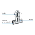 Llave con resorte para mingitorio, FOSET 2