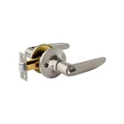 Cerradura manija 'Turín' p/recámara níquel satinado, HERMEX 1