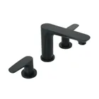 Mezcladora lavabo taladros separados, negro, FOSET RIVIERA 1
