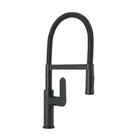 Monomando nariz flexible para fregadero, negro,FOSET RIVIERA 1