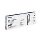Monomando nariz flexible para fregadero, negro,FOSET RIVIERA 4