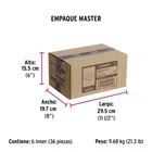 Bolsa 2 bisagras cuadradas 3', latonado, cabeza plana 7