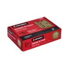 Bisagra cuadrada 3', latón antiguo, cabeza plana, HERMEX 4