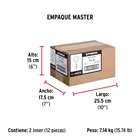 Bolsa con 144 armellas cerradas de 19 x 60, FIERO 6