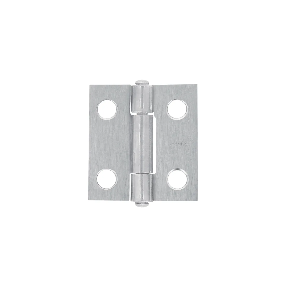 Bisagra rectangular 1 x 7/8', acero natural, HERMEX
