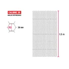 Rollo malla hexagonal cal.20, 1.5x 45m, abertura 38mm, 19kg 3