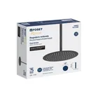 Regadera plato redondo 12' con brazo, negro, FOSET RIVIERA 4