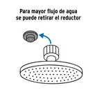 Regadera plato redondo 10' con brazo, negro, FOSET RIVIERA 3
