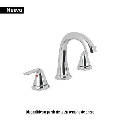 Mezcladora lavabo taladros separados, cromo, FOSET AERO