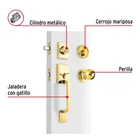 Jaladera/perilla/cerrojo,Porto llave-mariposa,LatónBrillante 2