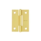 Bisagra rectangular 2 x 1-1/2', acero latonado, HERMEX 1