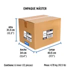 Manguera plástica de 1.5 m para regadera, FOSET AQUA 10