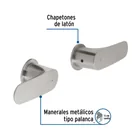 Juego manerales palanca para regadera, satín, RIVIERA 2