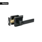 Cerradura manija 'Módena' p/baño, negro mate, HERMEX 1