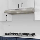 Campana extractora 75cm, empotrable, acero inoxidable, FOSET 6